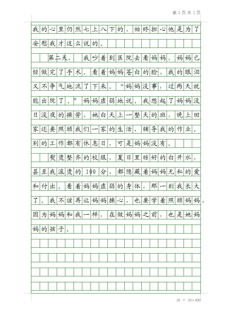 我长大了作文500字