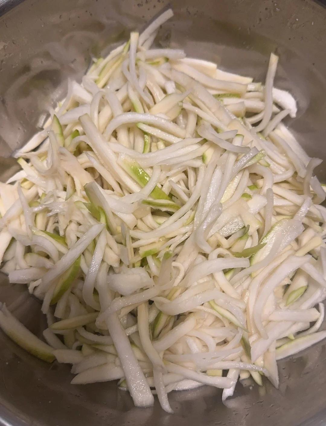 生腌芥菜丝方法