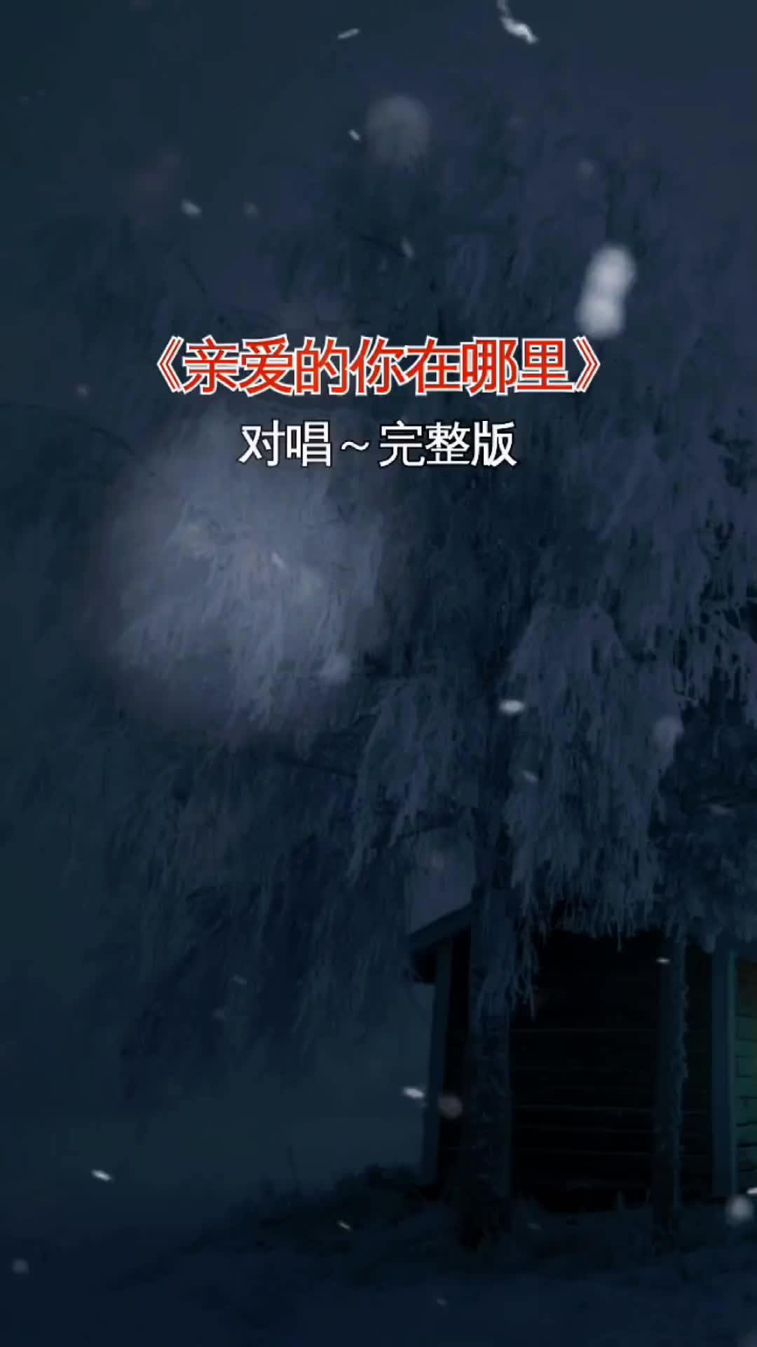 亲爱的你在哪里歌词曲,亲爱的你在哪里歌名叫什么