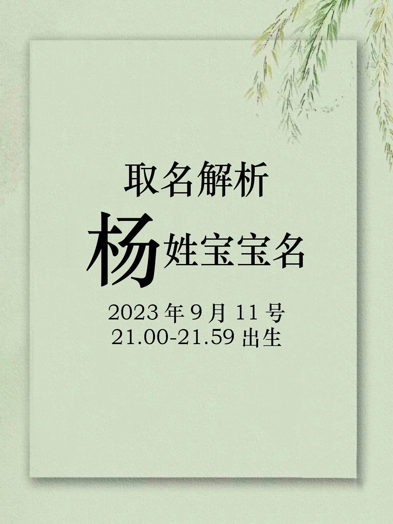 姓杨男宝宝起名大全,姓杨的男宝宝取什么名字好听