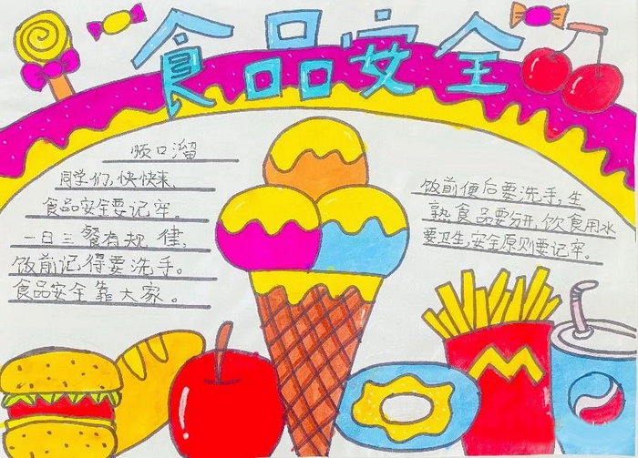 关于食品安全手抄报内容字,食品安全手抄报内容字清晰