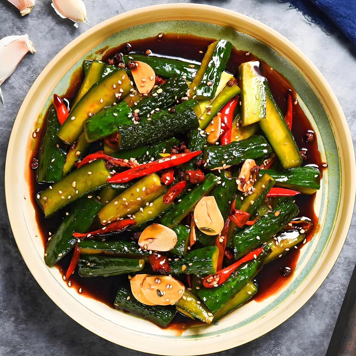 黄瓜怎么腌制方法,腌制黄瓜的方法和配方