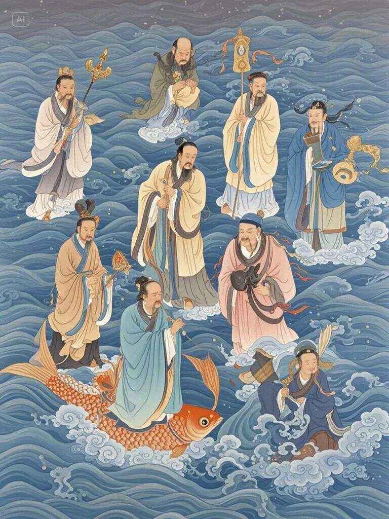 八仙过海有哪八位,八仙过海有哪八位神仙都有哪些法宝呢