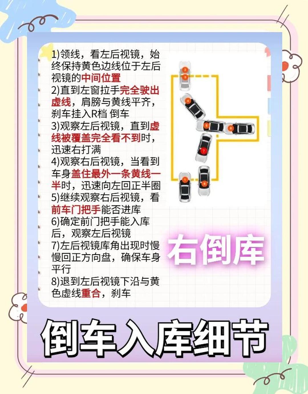 科目二倒车入库方法,科目二倒车入库方法有哪几种