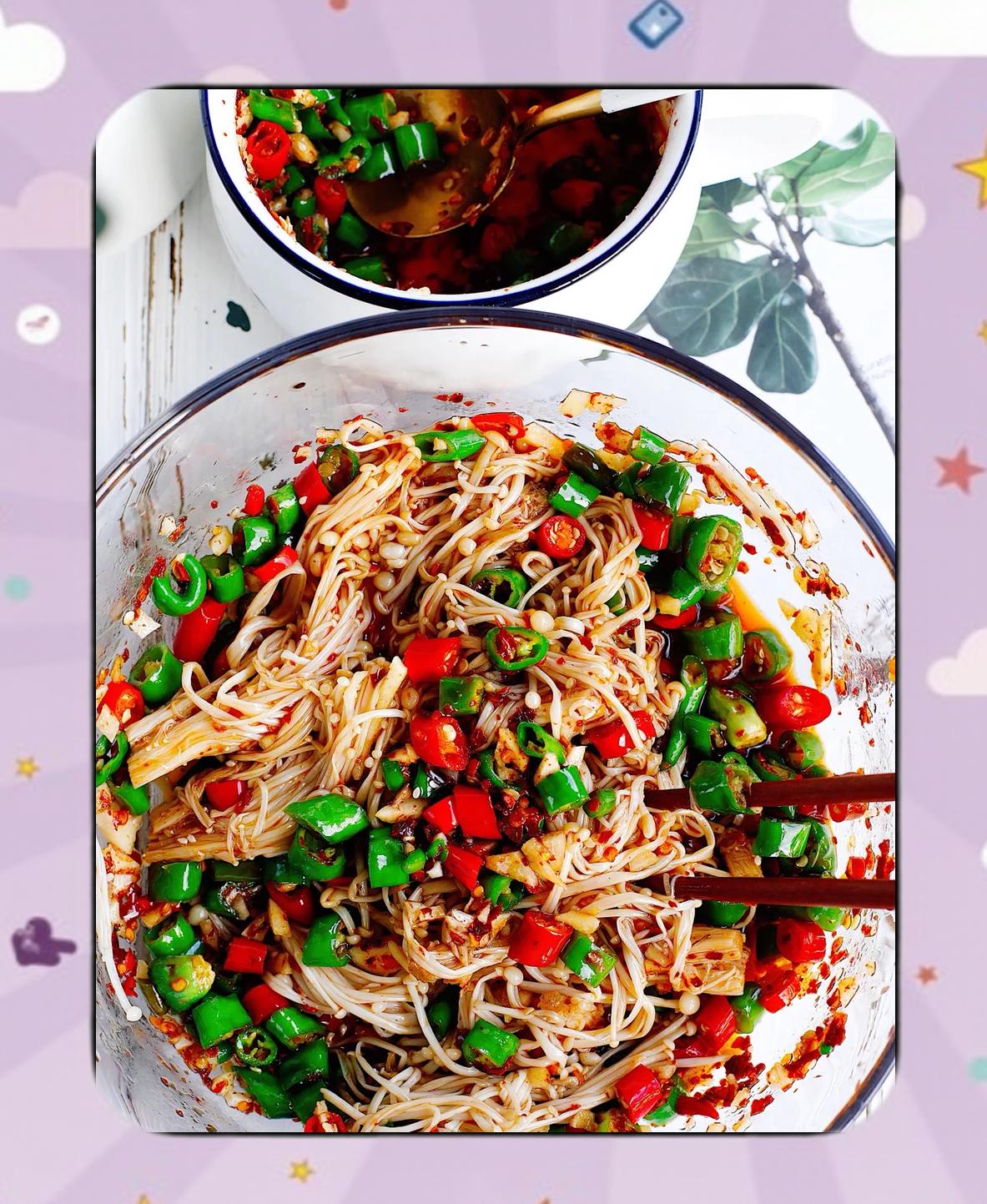 油淋金针菇如何做,油金针菇的做法大全窍门