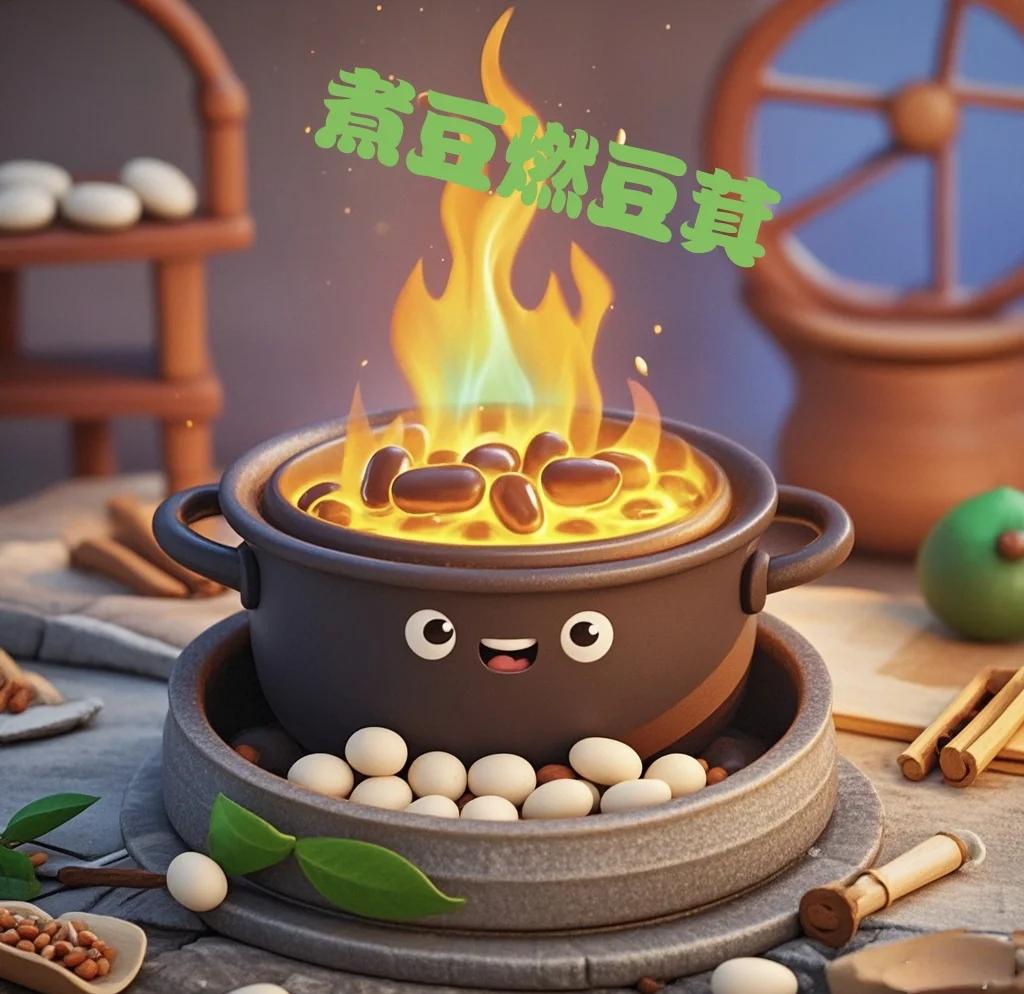 煮豆燃豆萁全诗意思,煮豆燃豆萁的全诗意思和注音