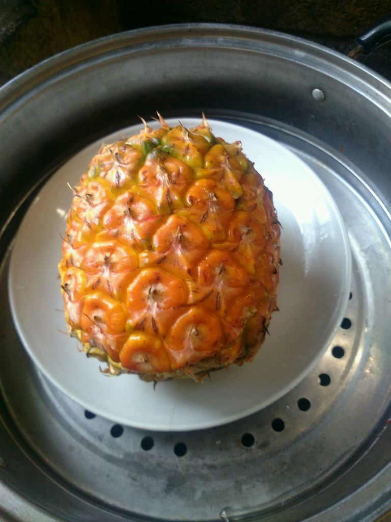 菠萝蒸饭最简单的做法,菠萝蒸饭的做法 最正宗的做法