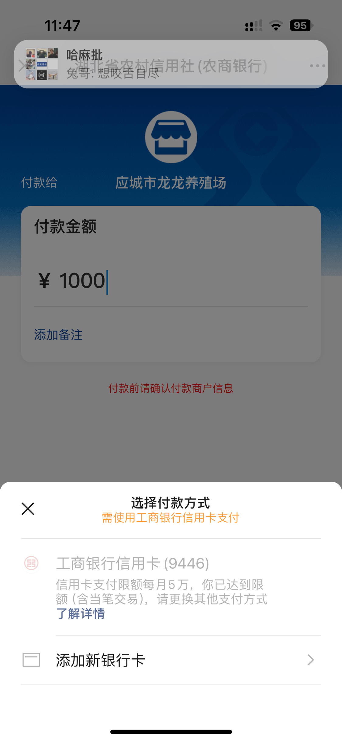 微信超额的截图移动端,微信余额超过500的截屏