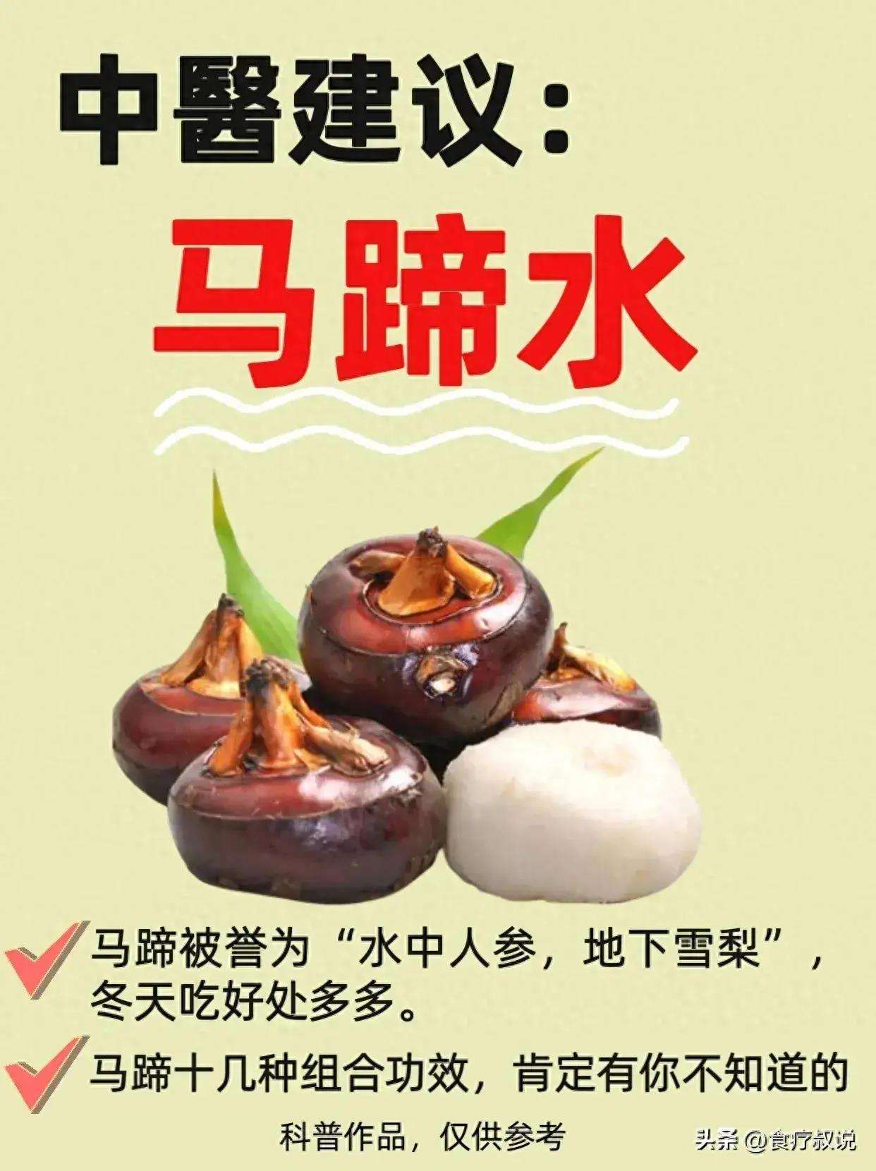 植物马蹄的营养价值,马蹄营养与功效与作用