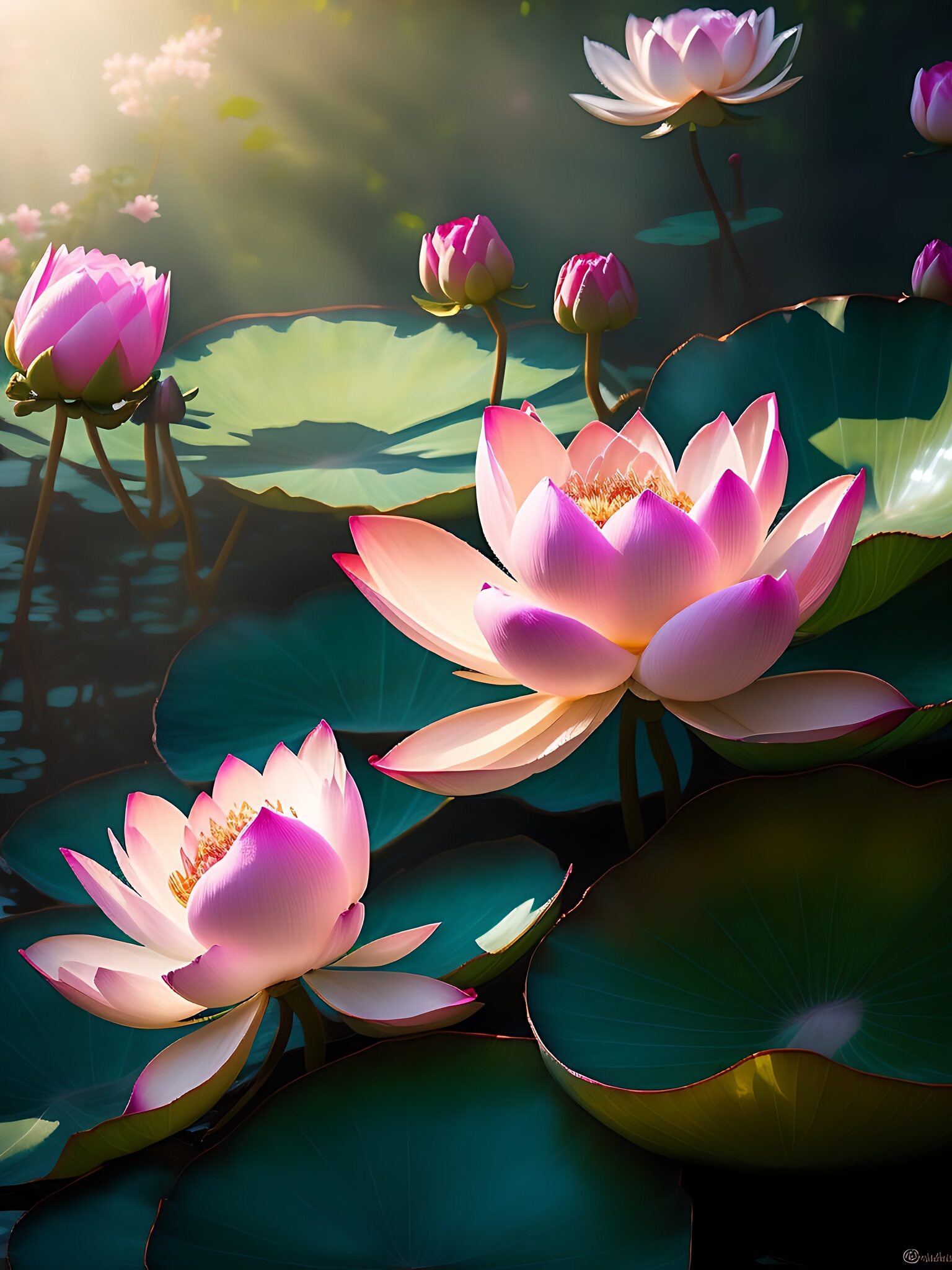 荷叶田田是什么意思,荷叶田田的田是什么样子