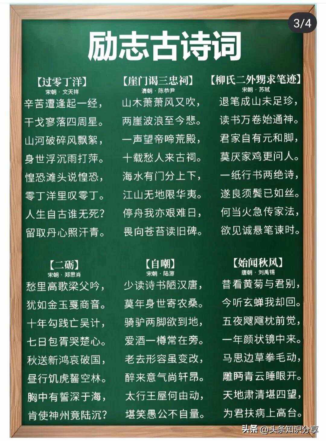 古诗词名句励志,古诗词名句励志名人名言