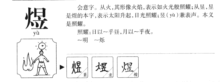 煜做名字的寓意,煜这个名字寓意