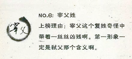 宰父是什么姓氏,宰父什么梁