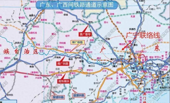 贵广高铁线路图,贵广高铁途经什么地方,