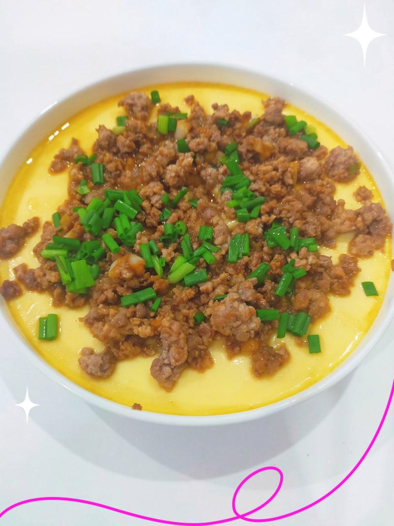 肉末炖蛋的正确方法,肉末炖鸡蛋的方法与步骤