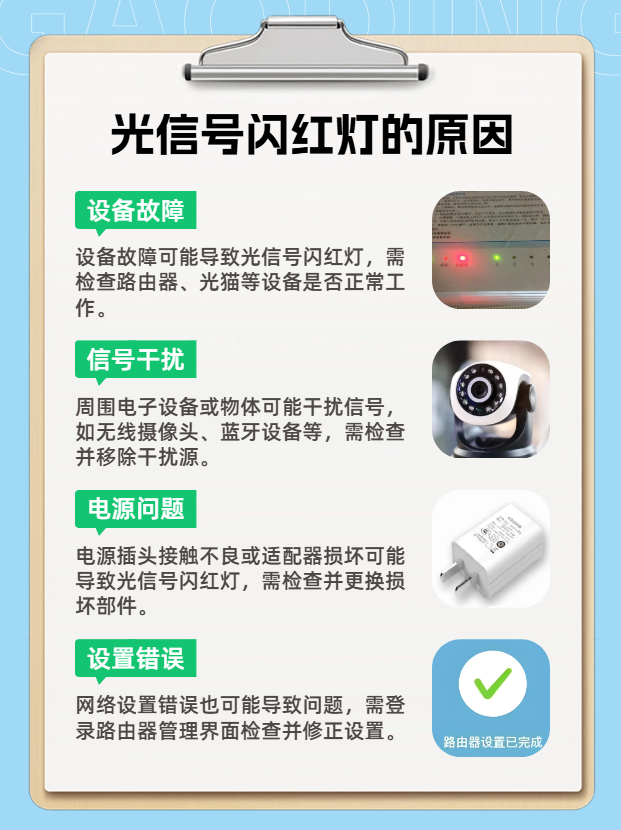 路由器光信号红灯闪,路由器光信号闪红灯咋办