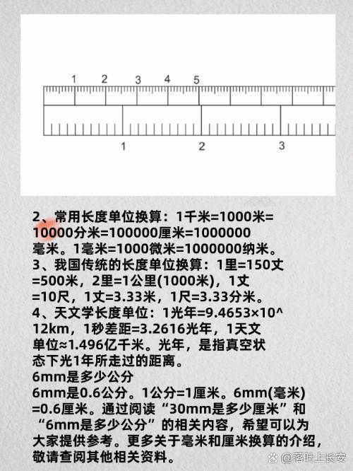 毫米单位毫米单位相关介绍,毫米的单位是啥?